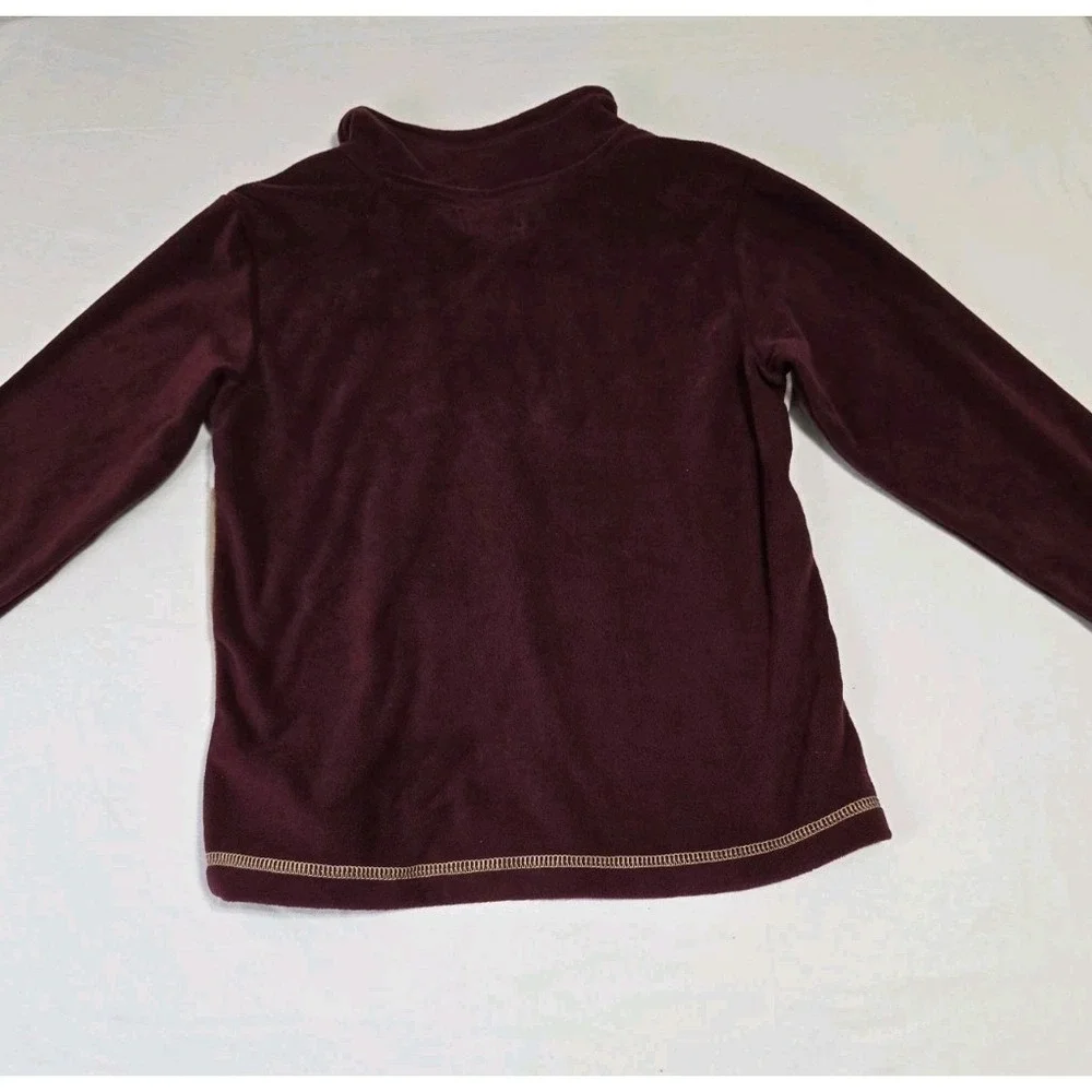 Children's Place Boy's Medium (7-8) Quarter-zip Pullover Colorblock Micro Fleece